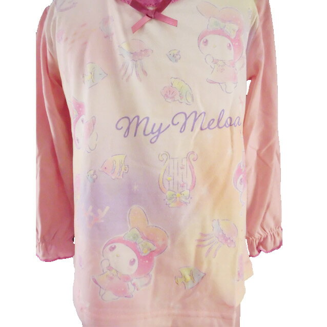 マイメロディ/マイメロ☆ピカッとパジャマ 光る キャラクターが浮かび上がる 蓄光パジャマ/スムースパジャマ 部屋着 ホームウェア◇サンリオ◇