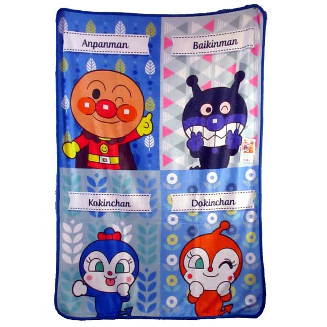 それ行け！アンパンマン/アンパンマン★ハーフ毛布/お昼寝ケット/マイヤーケット/ブランケット/お昼寝毛布◇バンダイ◇