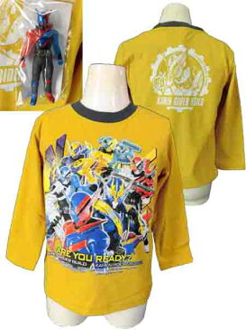 仮面ライダービルド★ 玩具付き長袖Tシャツ(ラビットタンクフォーム)100cm/110cm/120cm◇バンダイ◇