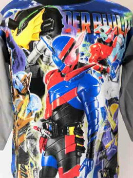 仮面ライダービルド★パネル長袖Tシャツ 長袖Tシャツボーイズ 男の子 子供 キッズ/100cm/110cm/120cm◇バンダイ◇◇バンダイ◇