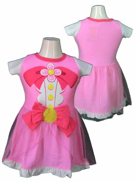 GO!プリンセスプリキュア☆変身ドレス/変身ワンピース/ キュアフローラ ドレスアップキー/ホ...