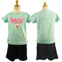 【訳あり商品】キッズ/子供/女の子☆HEAD(ヘッド)Tスーツ/Tシャツスーツ/上下セット/半袖Tシャツ+ハーフパンツ