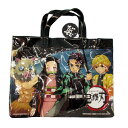 【訳あり商品】鬼滅の刃★ビーチバッグ(角型:マチあり)/プールバッグ/ビニールバッグ/トートバッグ/スイムバック◇バンダイ◇