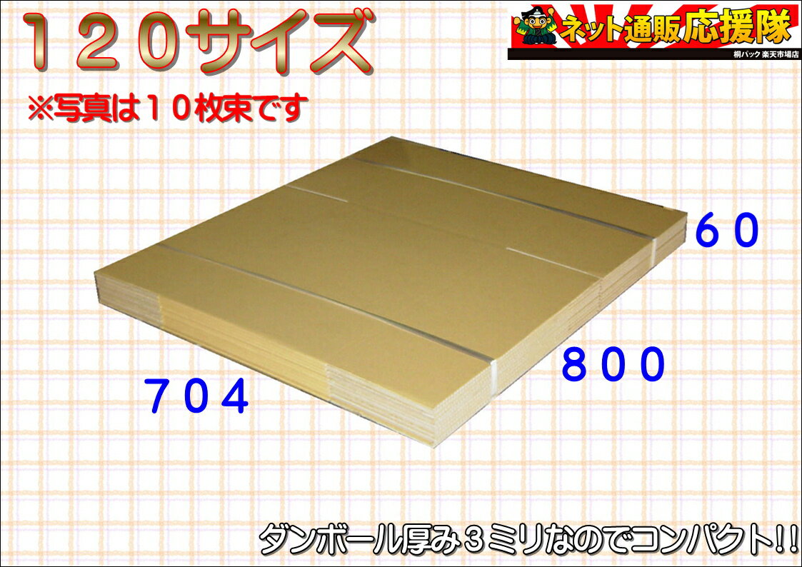 ダンボール(段ボール)120サイズ10枚【あす楽】※段ボール ダンボール箱 引越し用 段ボール ダンボール 引越し だんボール 【ダンボール 引越し ダンボール ダンボール 引っ越し ダンボール 段ボール ダンボール ダンボール箱 ダンボール】