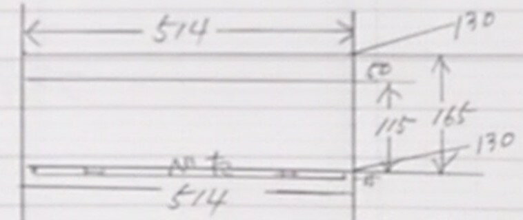 推し活日本刀刀箱脇差総桐刀箱（外寸514x奥行130x高さ180mm)製造直売商品番号7898