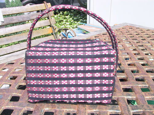 アジアン雑貨　布　バッグ　タイシルク　手提げバッグ商品番号　Bag08