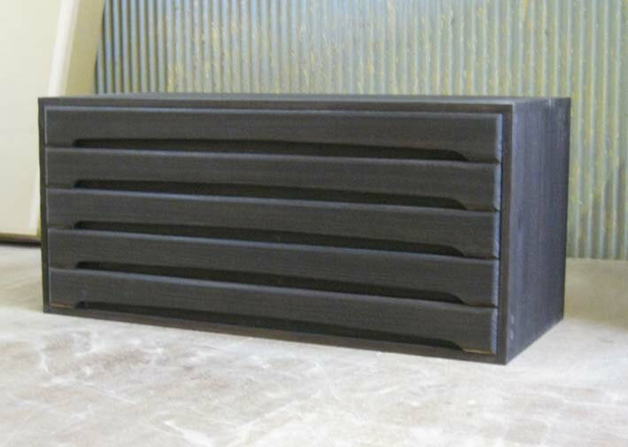 桐箪笥桐タンス　モダン　シンプル　桐たんす　チェスト　収納　上置きタイプ　焼桐　総桐着物箪笥5段・時代仕上げ・上置きタイプ　製造直売　商品番号48305RYK...