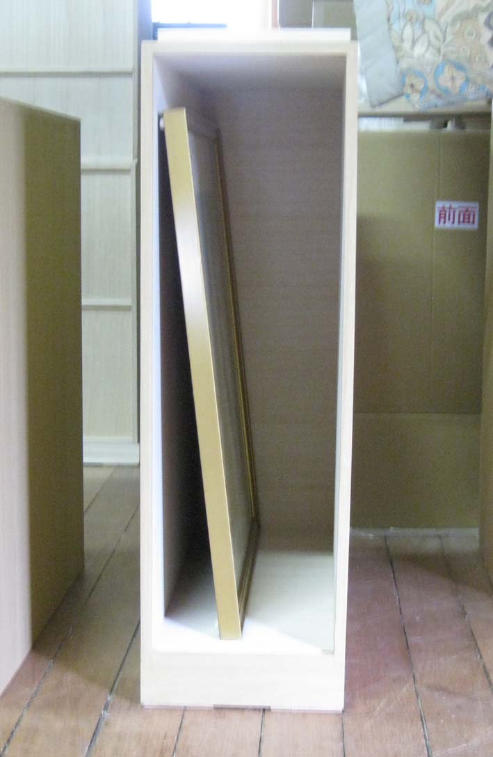 桐タンス桐箪笥桐たんすコレクション国産絵画収納 総桐収納庫・2段重ね式 製造直売 商品番号7296 [2]