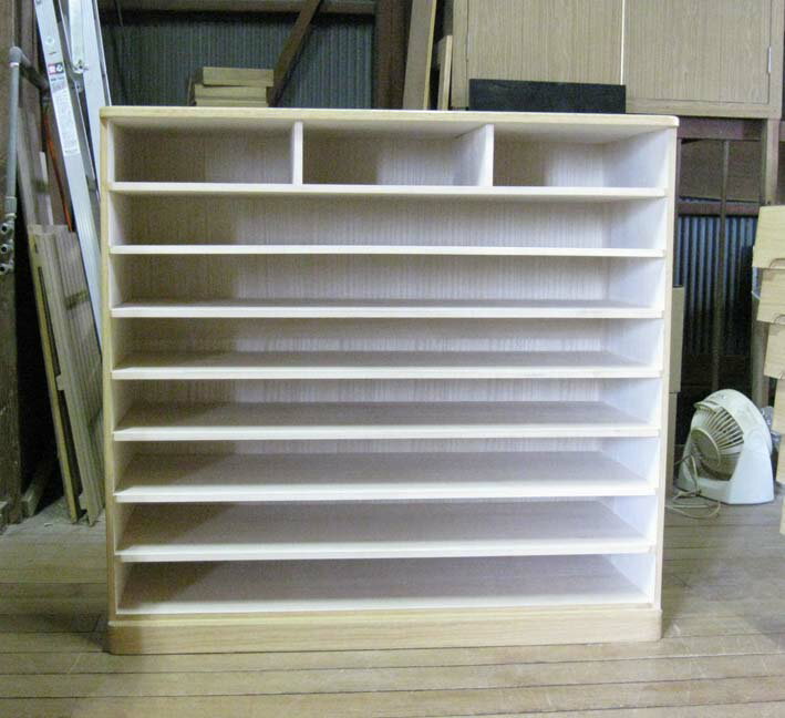 桐タンス桐たんす桐箪笥洋風チェストモダン総桐チェスト箪笥8段10杯・全段通し棚板・キャスター付製造直売商品番号749702