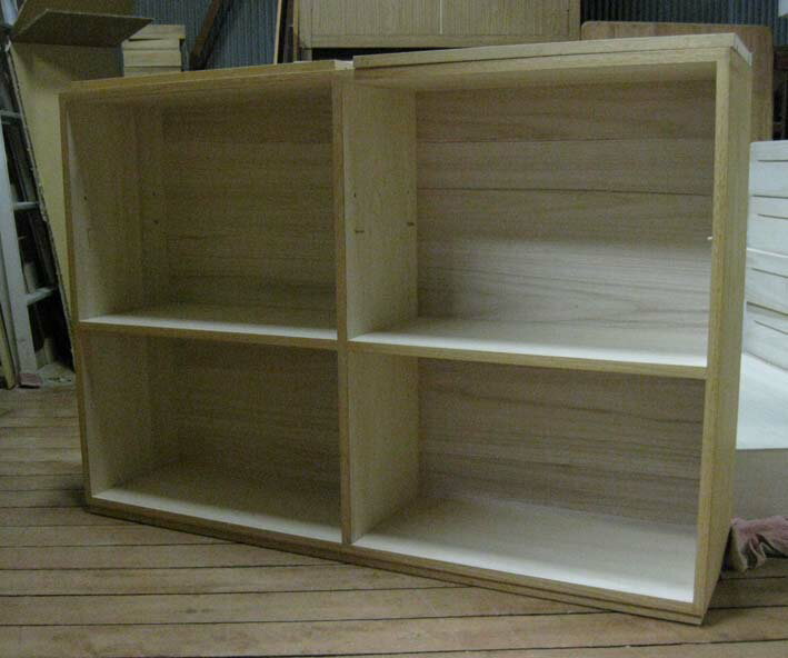 樂天商城 - 桐タンス桐本棚本箱木製シンプル間口1200mm総桐本棚・4分割製造直売商品番号752406