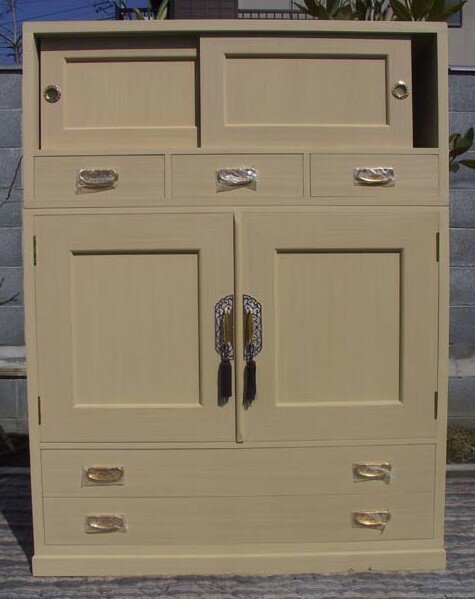 桐たんす桐タンス桐箪笥着物箪笥着物収納国産 総桐衣装箪笥(ミニ) チョット低めのかわいい桐たんす 製造直売 商品番号123