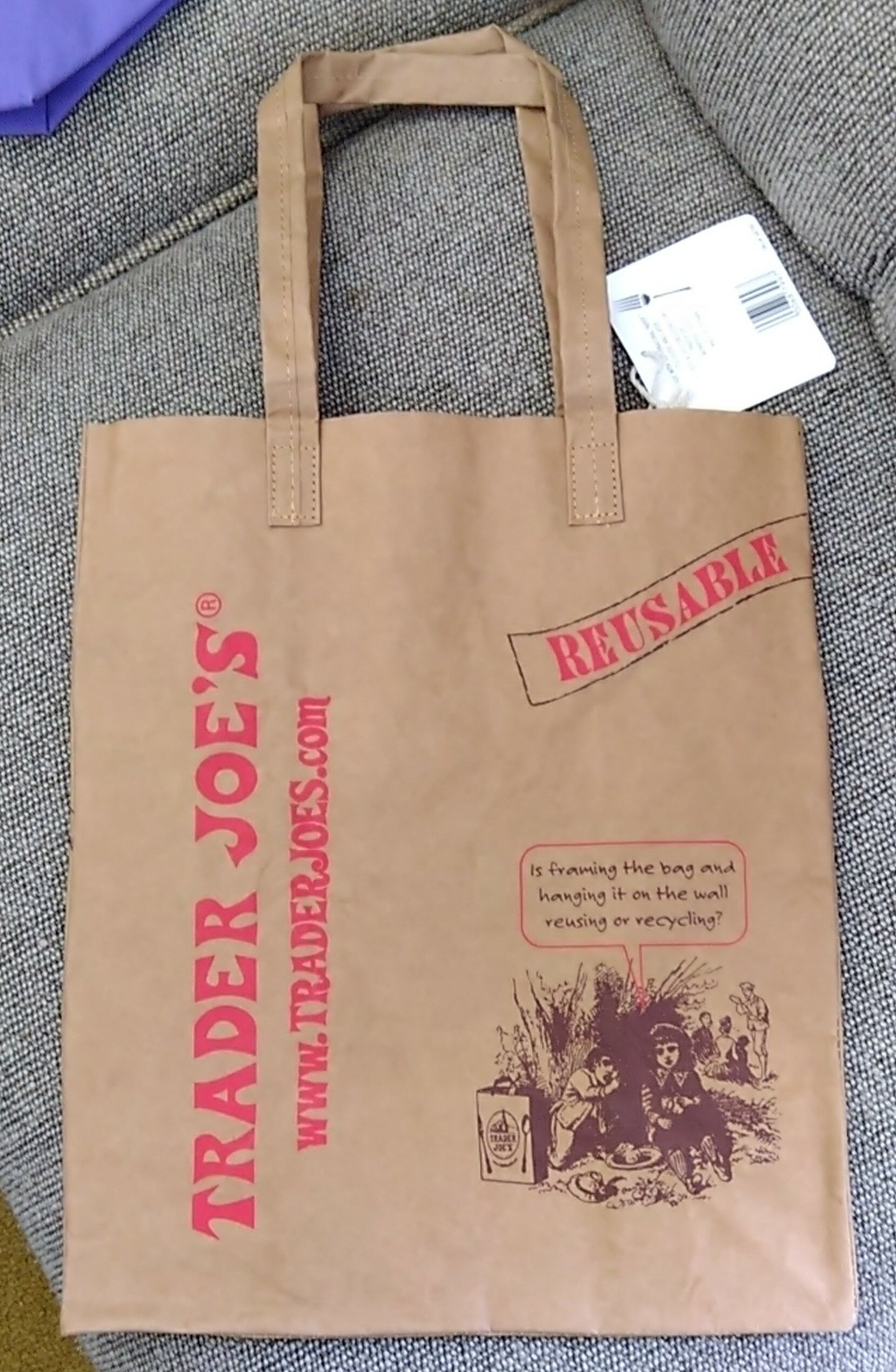 Rakuten - トレーダー・ジョーズエコバッグウォッシャブルペーパー大容量商品番号joes26