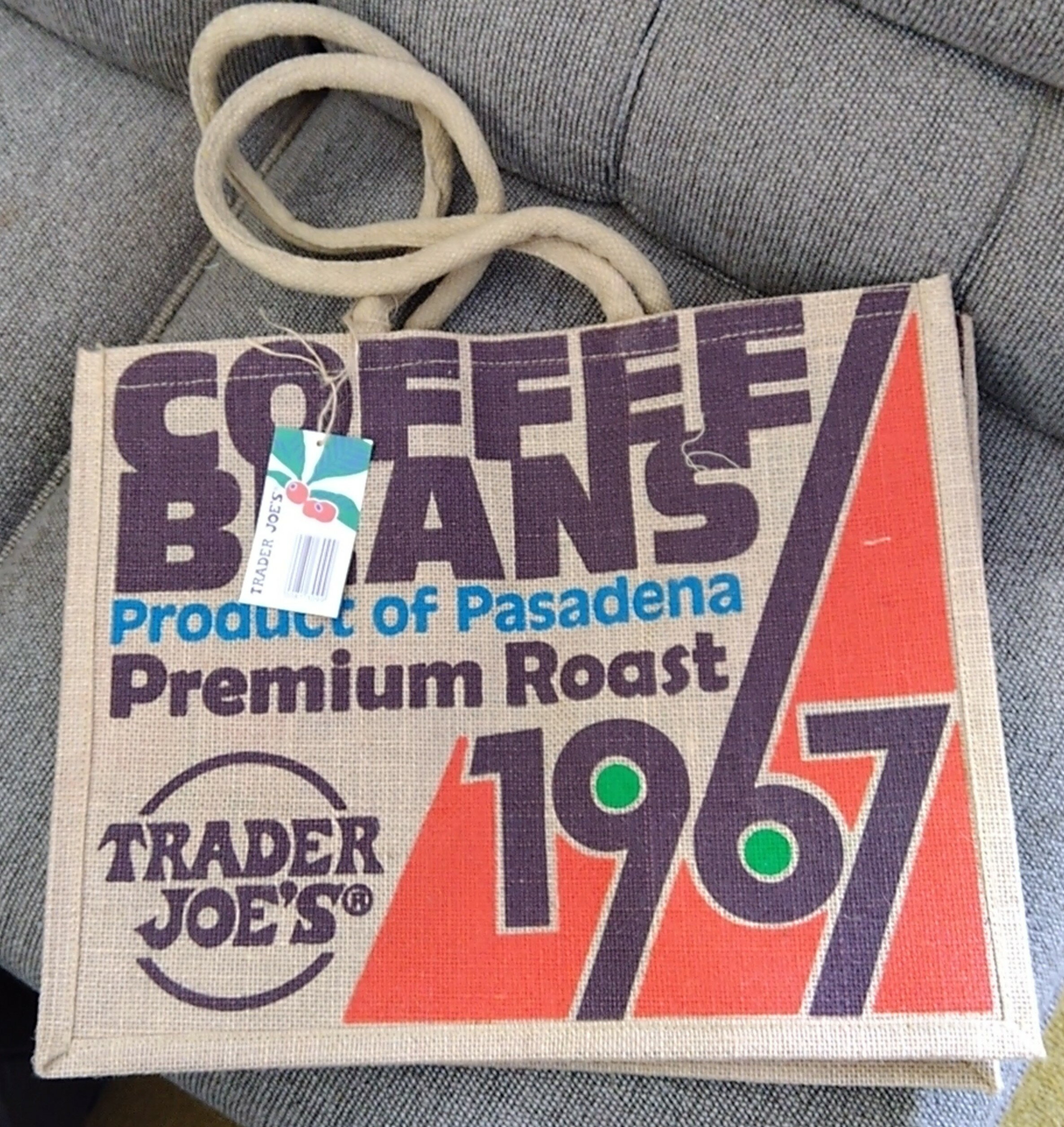 Rakuten - TRADER JOE'S トレーダージョーズ トート在庫限り 麻 COFFEE 商品番号joes27