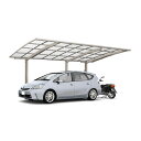LIXIL リクシル フーゴR 1台用 延長 24-50・14型 ロング柱 H25 熱線吸収ポリカーボネート屋根材使用 『 カーポート 1台 本体のみ 駐車場 ...
