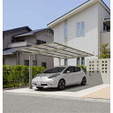 三協アルミ セルフィ 基本 1台用 柱2本 5124 H25 ポリカーボネート板 『 カーポート 1台 本体のみ 駐車場 屋根 外構 エクステリア DIY 』