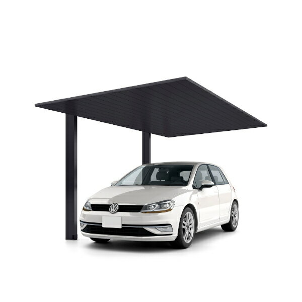 LIXIL リクシル カーポートSC 1台用 基本棟 ロング柱(H25) 33-57型 『カーポート1台用 アルミ屋根 ガレ..