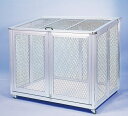 スワン商事 折り畳みゴミ収集箱 FTW-900F 『ゴミ袋(45L)集積目安 20袋、世帯数目安 10世帯』 『ゴミ収集庫』『 ゴミ箱 屋外 ゴミストッカー ダストボックス ゴミステーション おしゃれ 自治会 町内会 』(4)