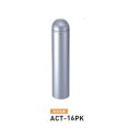 個人宅配送不可 帝金 ACT-16PK バリカーピラー型 ボラード アルミキャスト+スチールタイプ 直径165.2mm 脱着式カギ付 メタリックシルバー