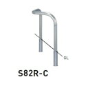 個人宅配送不可 帝金 S82R-C バリカー横型 スタンダード ステンレスタイプ 500×500×H650 直径60.5mm 脱着式