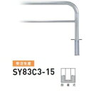 個人宅配送不可 帝金 SY83C3-15 バリカー横型 スタンダード ステンレスタイプ W1500×H800 直径76.3mm 脱着式