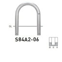 個人宅配送不可 帝金 S84A2-06 バリカー横型 スタンダード ステンレスタイプ W720×H700 直径101.6mm 固定式