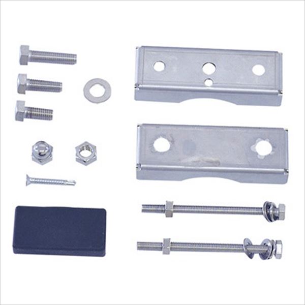 ナスタ 屋外物干 取付パーツ Sパーツ 手摺丸支柱φ50はさみ付用 KS-501SPS