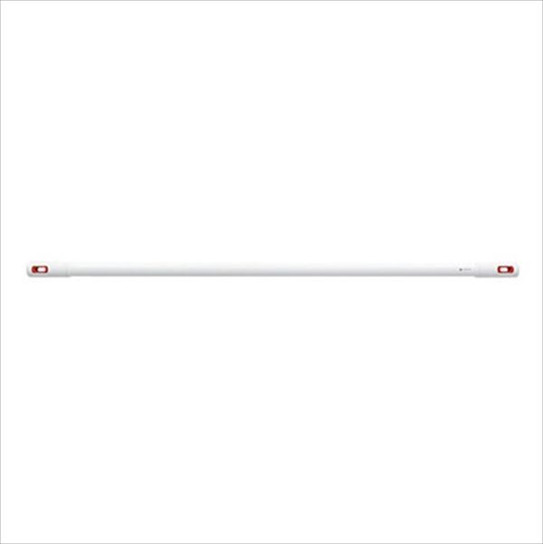 ナスタ ランドリーポール 屋内専用 ホワイト×グレー 伸縮幅：2.2～4.0m KS-NRP003-40P-GR 『物干し竿 約4m』