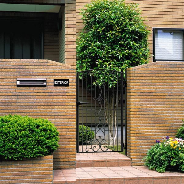 【送料無料】三協アルミ 門扉 キャスリート 5型 片開きセット 門柱タイプ 0710 『ゲート 部材 ガーデン..