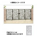 【送料無料】三協アルミ 門扉 美流 1型 4枚折りセット 門柱タイプ 0712 メタリックブロンズ(MBR)『ゲート 部材 ガーデン 住宅 境界 入口 塀 壁 ...