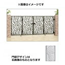 【送料無料】三協アルミ 門扉 美流 2型 4枚折りセット 門柱タイプ 0912 メタリックブロンズ(MBR)『ゲート 部材 ガーデン 住宅 境界 入口 塀 壁 ...