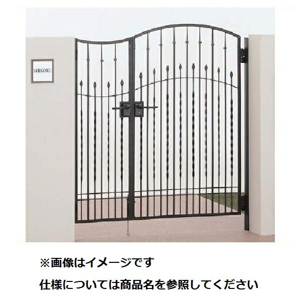 【送料無料】【法人様限定商品 個人宅・現場配送不可】四国化成 ブルーム門扉 M3型 柱仕様 両開きセッ..