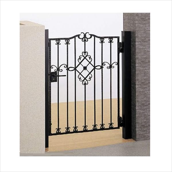 【送料無料】【法人様限定商品 個人宅・現場配送不可】四国化成 ブルーム門扉 1型 柱仕様 片開き 0610..