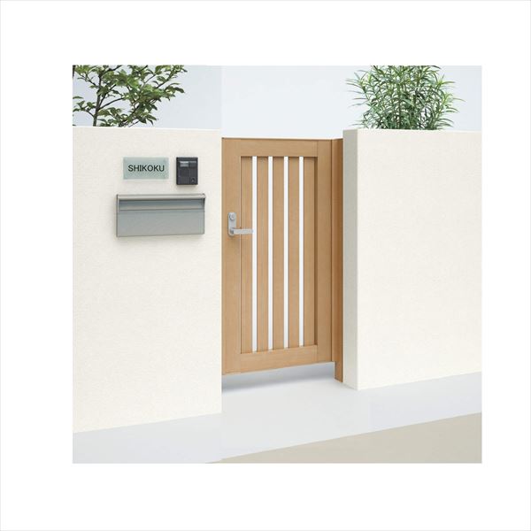 【送料無料】【法人様限定商品 個人宅・現場配送不可】四国化成 アレグリア門扉 1型 柱仕様 片開き 081..