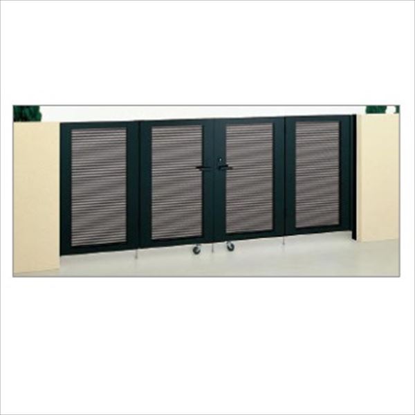 【送料無料】【法人様限定商品 個人宅・現場配送不可】四国化成 クレディ門扉 1型 柱仕様 4枚折り扉 08..