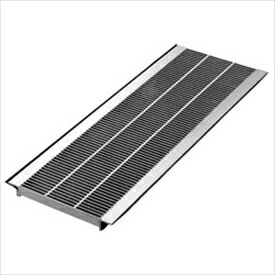 個人宅配不可 法人様限定 ヨドコウ　ヨドグレーチング　細目U字溝ぶた（ゴム付）　ノンスリップグレーチング　荷重：T14　5KUS15h25