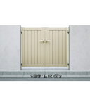 【送料無料】YKKAP シンプレオ門扉TM1型 両開き 門柱仕様 11-14L HME-V-TM1 『たて目隠しデザイン』『ゲート 部材 ガーデン 住宅 境界 ...