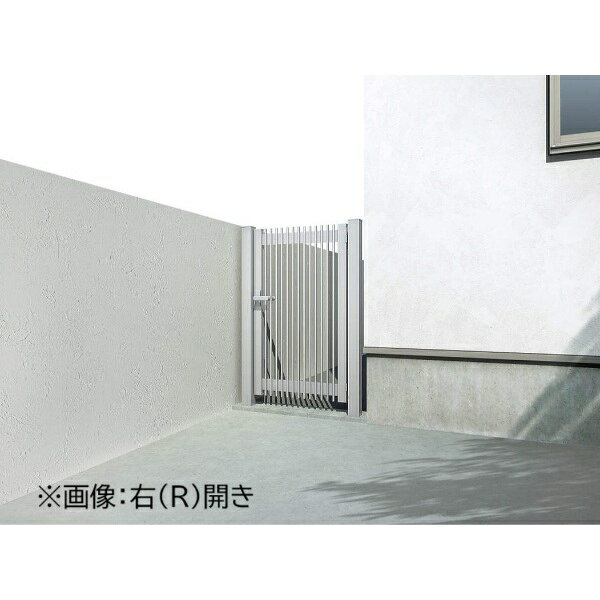 【送料無料】YKKAP 片開き専用シンプレオ門扉 TB4型 埋込門柱＋埋込門柱 07-12L HME-V-TB4『ゲート 部..