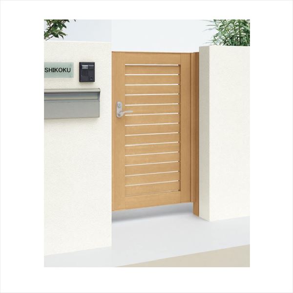 【送料無料】【法人様限定商品 個人宅・現場配送不可】四国化成 アレグリア門扉 6型 片開きセット 柱仕..