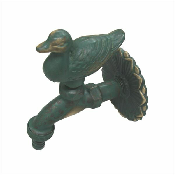 旭興進 FRP水栓柱用 蛇口 アヒル（青銅色・アンティーク調） aks-69613