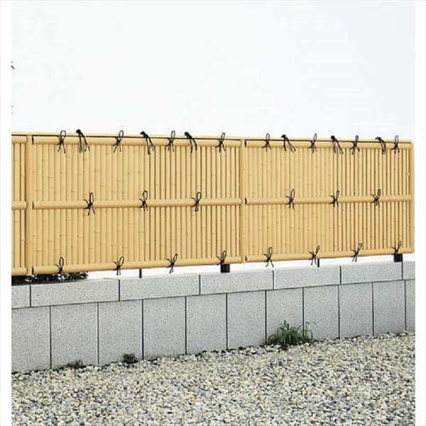 YKK 竹垣風フェンス 建仁寺垣 本体 コーナー部用 T180 片面タイプ 真竹調