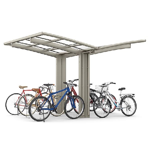 リクシル フーゴR 1500 ミニ Y合掌 21・21-22 ロング柱(H28) ポリカーボネート屋根材使用 耐風圧強度風速42m/秒相当 耐積雪50cm相当