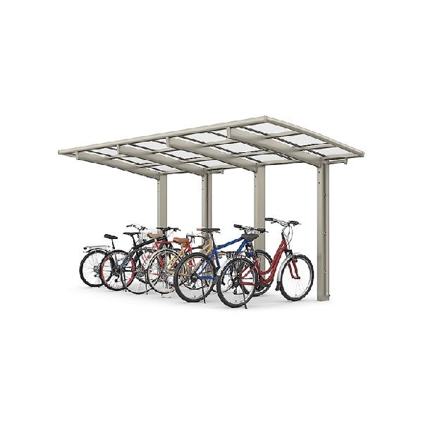 リクシル フーゴR 1500 ミニ 縦2連棟 18-29 ロング柱(H28) ポリカーボネート屋根材使用 耐風圧強度風速42m/秒相当 耐積雪50cm相当