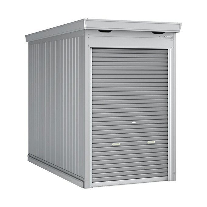 『関東・東海エリア限定』【関東・東海地方限定配送】【送料無料】イナバ物置 FM／バイク保管庫 FM-1530HD ハイルーフ 一般型：多雪型 土間タイプ『 車庫 ガレージ 倉庫 バイク置き場 バイク収納 シャッター バイクガレージ diy キット 自転車(4)