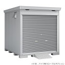 『関東・東海エリア限定』【関東・東海地方限定配送】【送料無料】イナバ物置 FM/バイク保管庫 FM-2226HY ハイルーフ 多雪型 床付きタイプ『 車庫 ガレージ 倉庫 バイク置き場 バイク収納 シャッター バイクガレージ diy キット 自転車 バイク(4)
