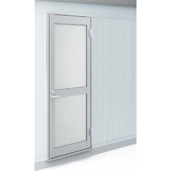 イナバ物置 バイク保管庫 オプション 框(かまち)ドア(ドアクローザー付) アルミ樹脂複合パネルタイプ D..