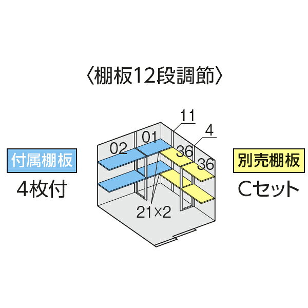 『配送は関東・東海限定』イナバ物置 FS／フォルタ FS-2222S PS スタンダード 一般...