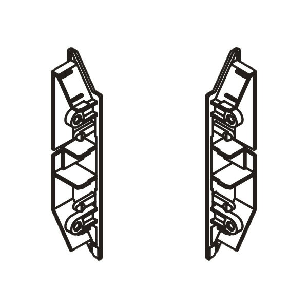 YKK ルシアスフェンスH13型用オプション 格子付きコーナー継手 T120用 木調カラー