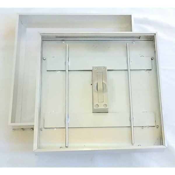 個人宅・現場配送不可 法人様限定商品 法山本店 アルミ製フロアーハッチ アルミ目地（乗用車荷重）モル..