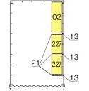 イナバ物置 ARCIA FIT アルシアフィット オプション DM-2235HDA Type A用 別売棚Cセット