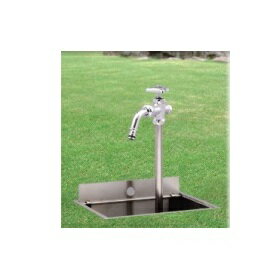 ニッコー 伸縮式立水栓 D-EN3 呼び長さ600mm 『散水栓 立水栓 ニッコーエクステリア』 シルバー